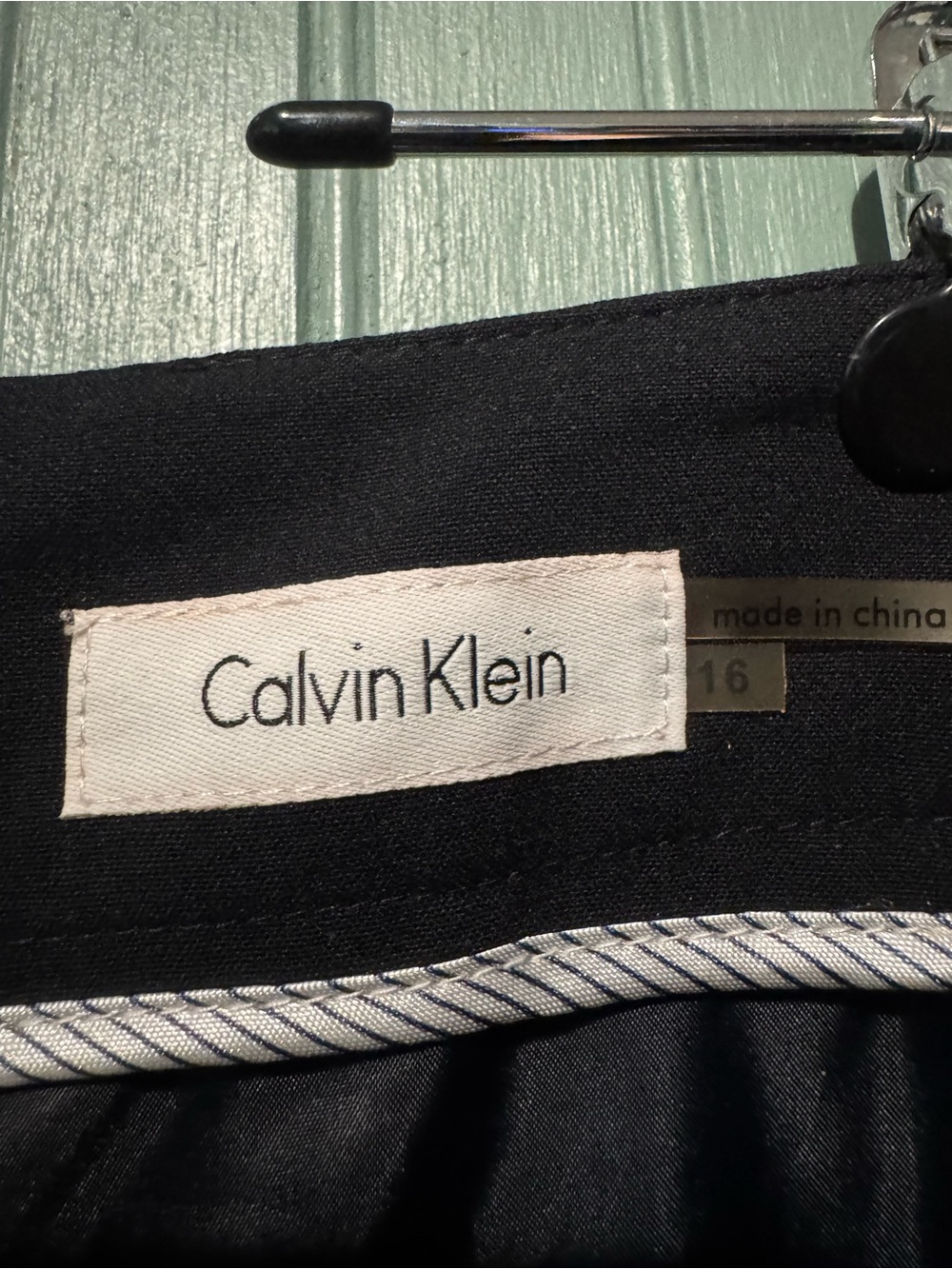 Calvin Klein Navy Women’s Suit Pencil Skirt - Classic Workwear - Picture 6 of 7